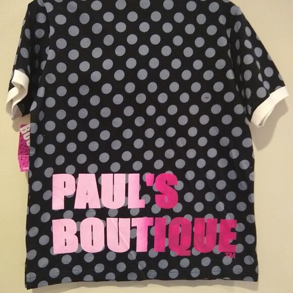 LF Paul's Boutique Polo Shirt Whimsical Polka Dots OS - Picture 4 of 7